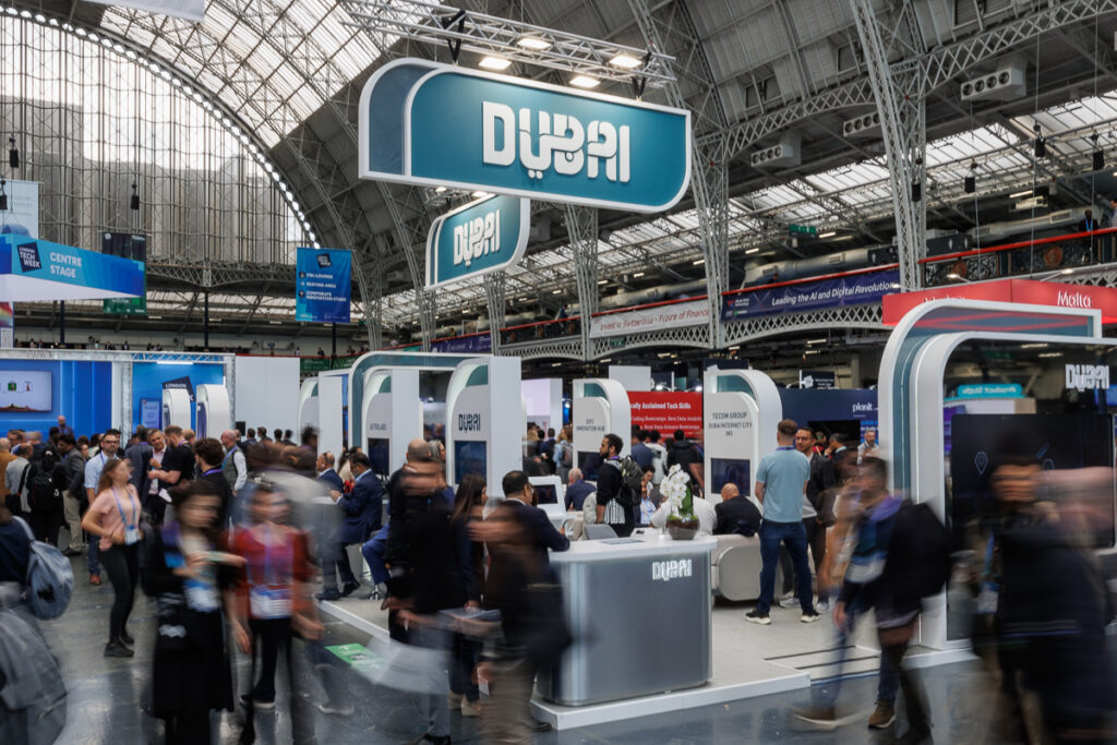 20240611_Dubai DET_London Tech Week_1012 Interactive digital display demonstration at GITEX Europe Berlin 2025.